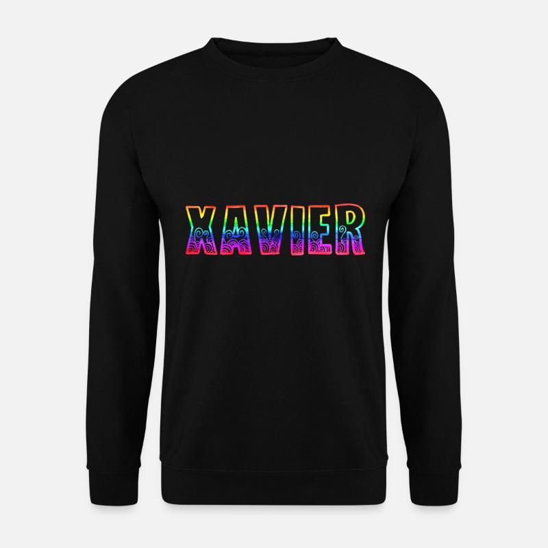 xavier rs regenbogen - Unisex Pullover - Schwarz