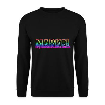 Markel RS Arc-en-ciel - Sweat-shirt Unisexe - noir - Devant - Alina (178cm) & Michal (187cm)
