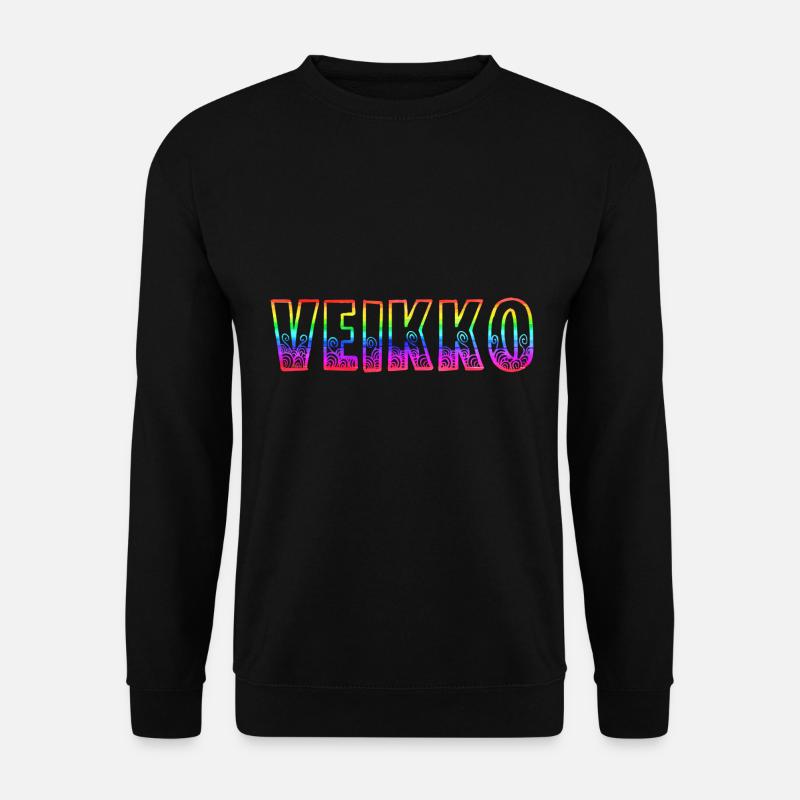 veikko rs regenbogen - Unisex Pullover - Schwarz