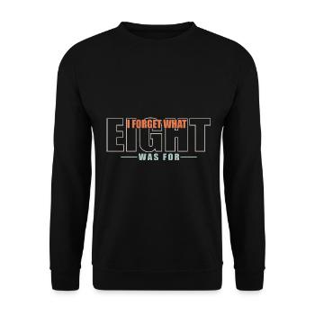 forget, funny, men, women, - Unisex Sweatshirt - black - Front - Alina (178cm) & Michal (187cm)