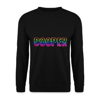 cooper rs rainbow - Unisex Sweatshirt - black - Front - Alina (178cm) & Michal (187cm)