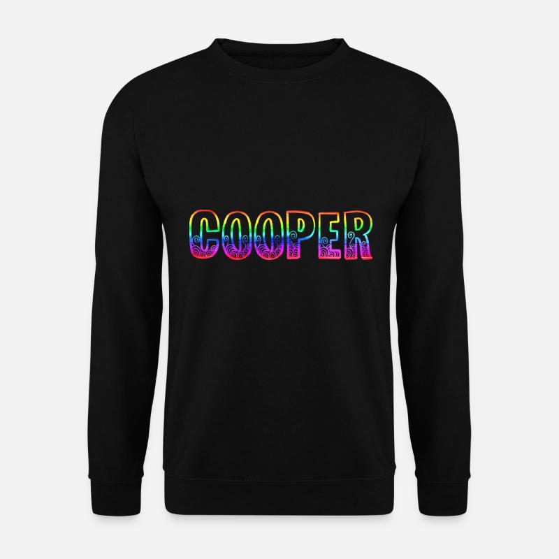 cooper rs regenbogen - Unisex Pullover - Schwarz