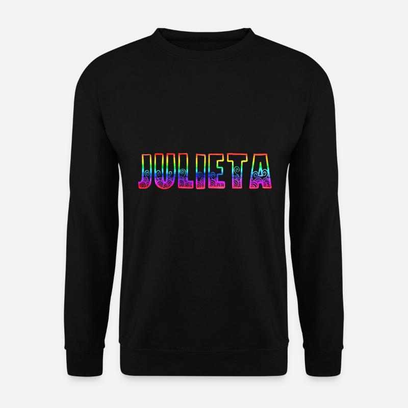 julieta rs regenbogen - Unisex Pullover - Schwarz