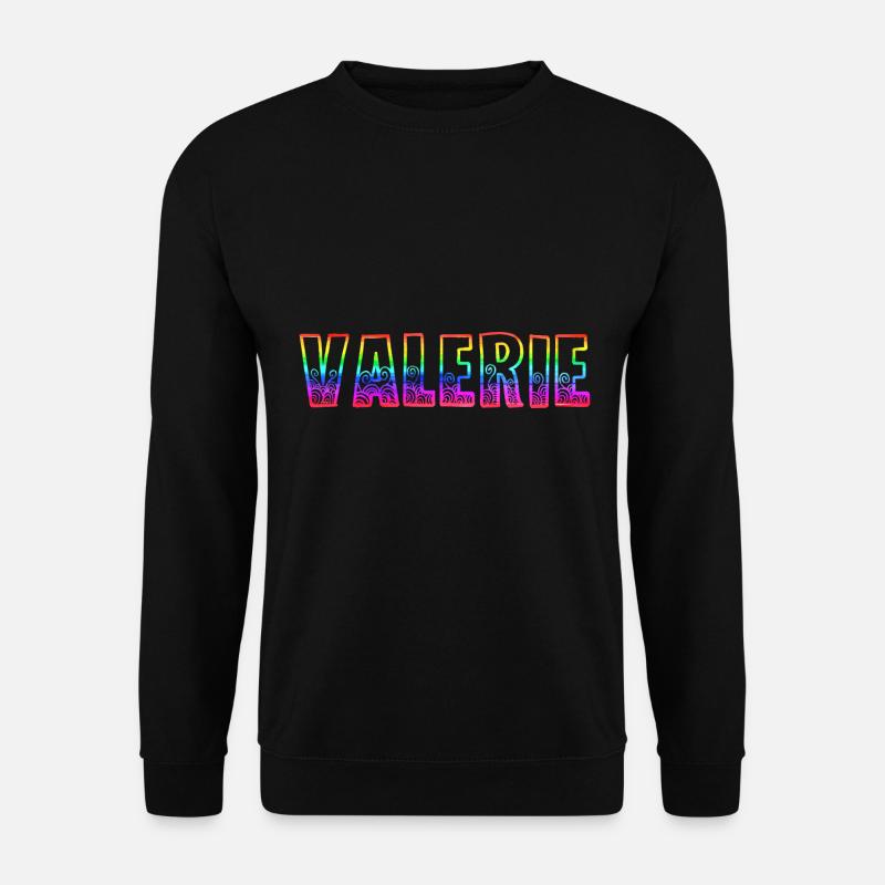 valerie rs rainbow - Unisex Sweatshirt - black