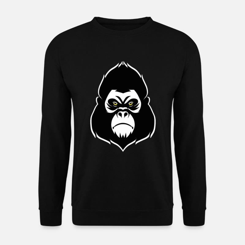 Gorilla - Unisex Pullover - Schwarz