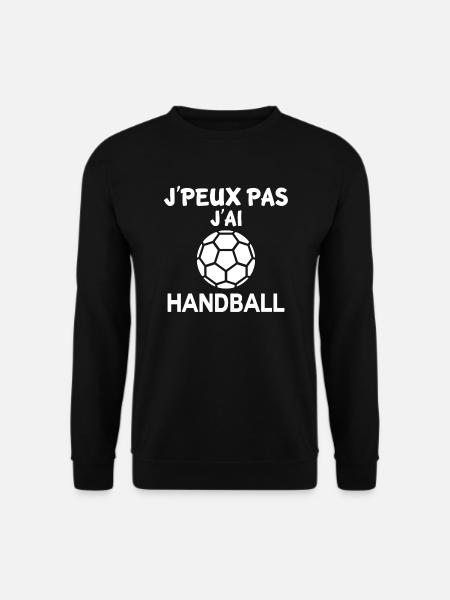 j'peux pas j'ai handball - Sweat-shirt Unisexe - noir