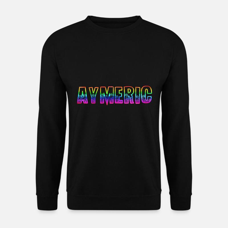 aymeric rs regenbogen - Unisex Pullover - Schwarz