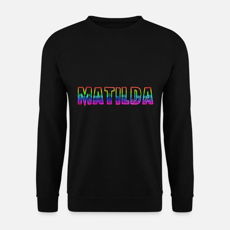 matilda rs regenbogen - Unisex Pullover - Schwarz