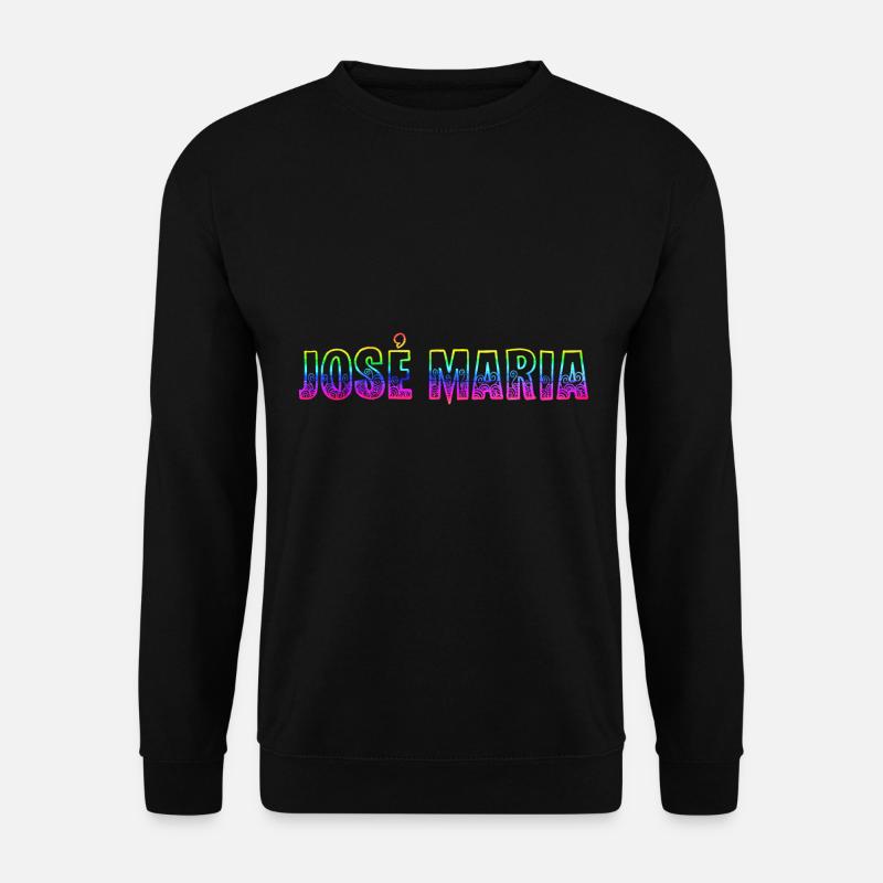 josé maria rs regenbogen - Unisex Pullover - Schwarz