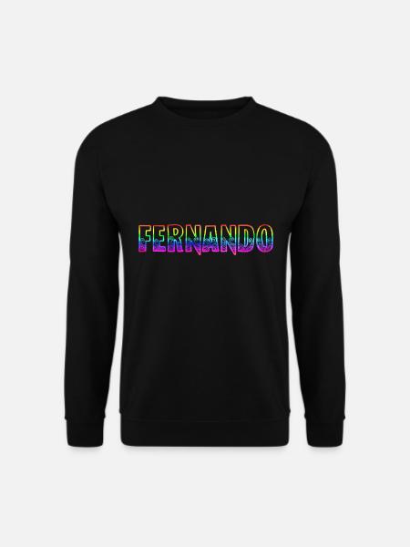 fernando rs regenbogen - Unisex Pullover - Schwarz