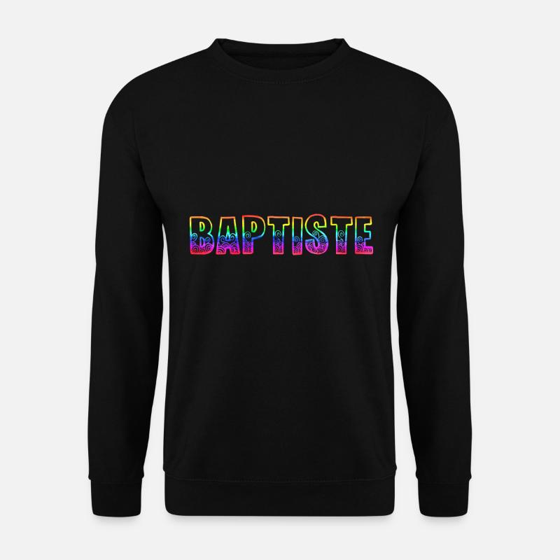 baptiste rs rainbow - Unisex Sweatshirt - black