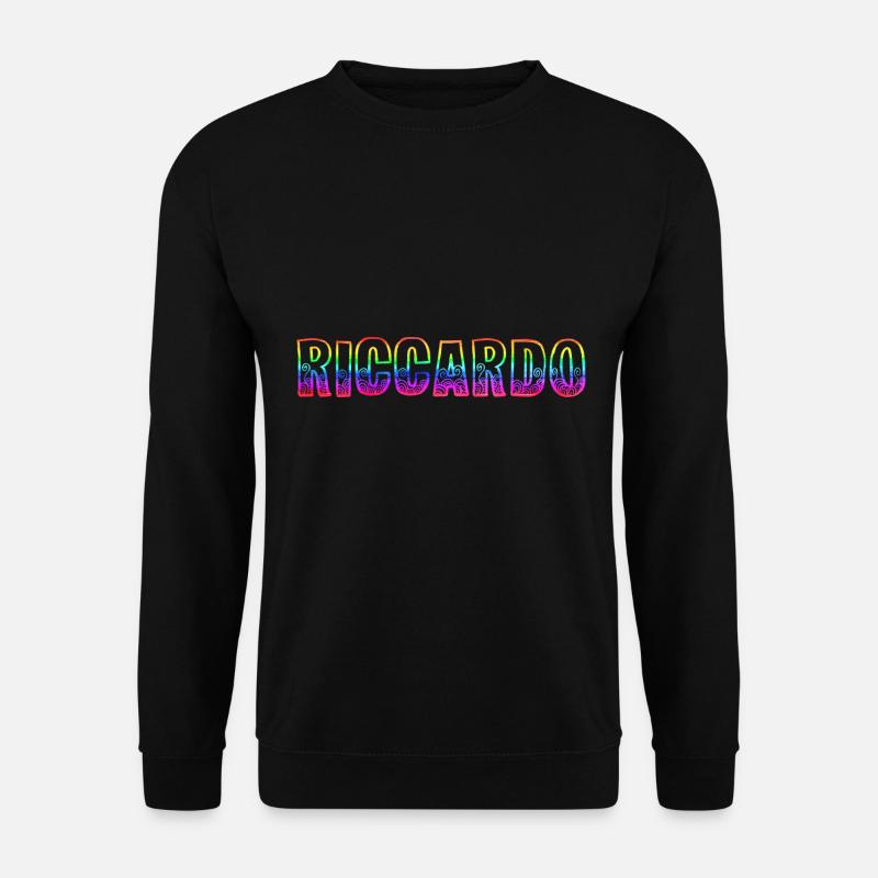 riccardo rs rainbow - Unisex Sweatshirt - black