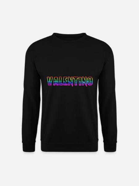 valentino rs rainbow - Unisex Sweatshirt - black