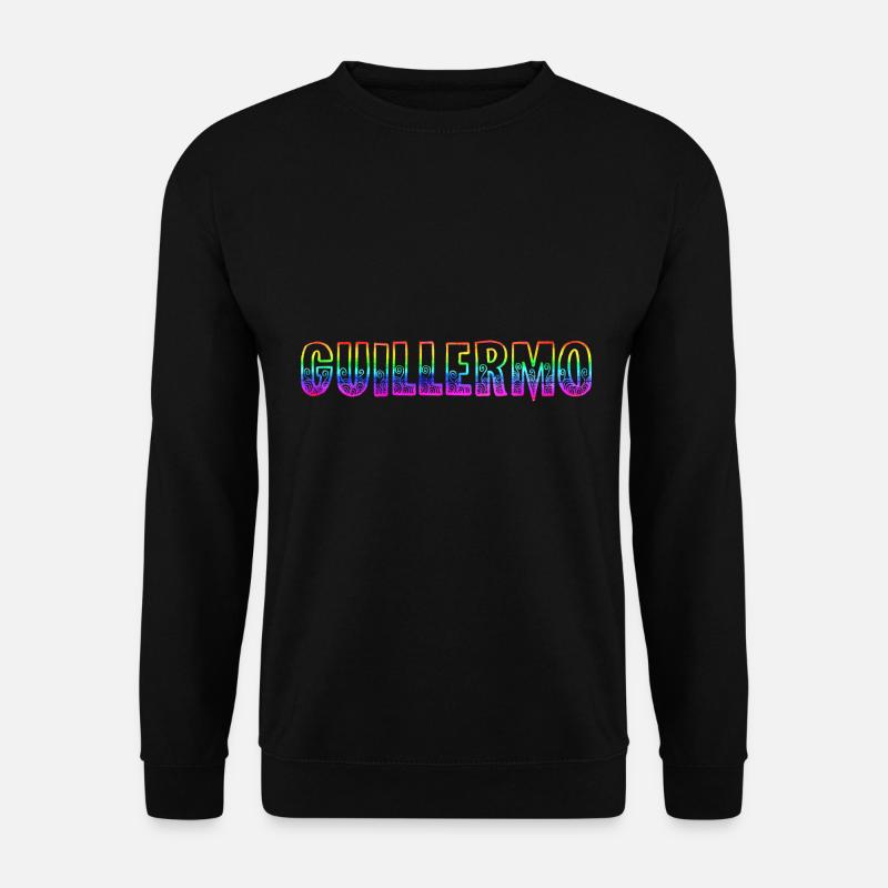 Guillermo RS Arc-en-ciel - Sweat-shirt Unisexe - noir