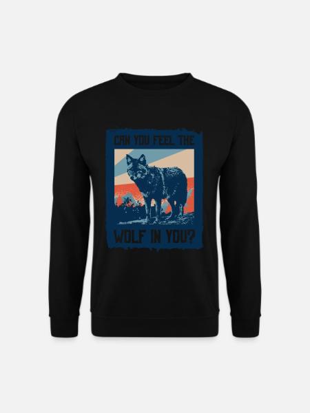 Wolf Werewolf - Unisex Sweatshirt - black