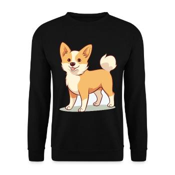 Conception de chien mignon pour les propriétaires de chiens - Sweat-shirt Unisexe - noir - Devant - Alina (178cm) & Michal (187cm)