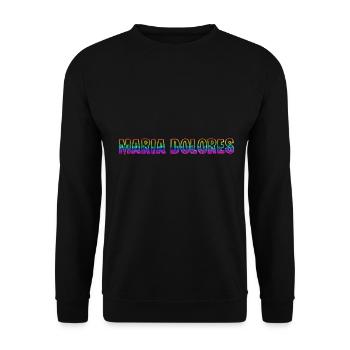 Maria Dolores RS Arc-en-ciel - Sweat-shirt Unisexe - noir - Devant - Alina (178cm) & Michal (187cm)