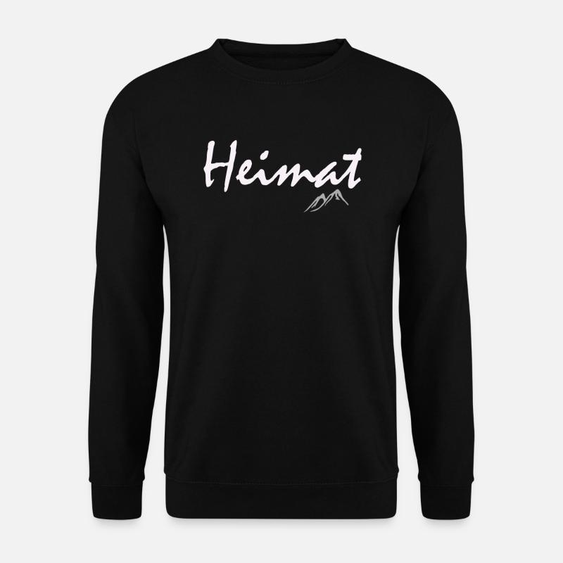Heimat - in den Bergen - Unisex Pullover - Schwarz