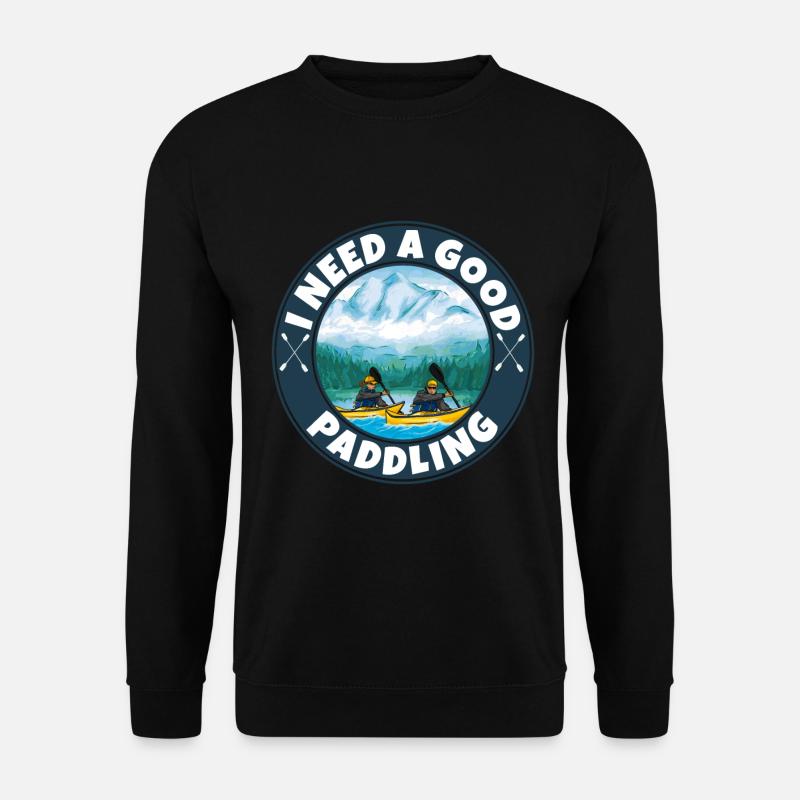 Kayaking - Unisex Sweatshirt - black