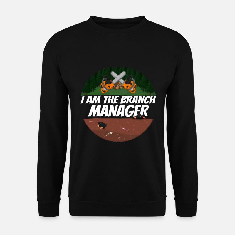 Tronçonneuse Tronçonneuse - Sweat-shirt Unisexe - noir