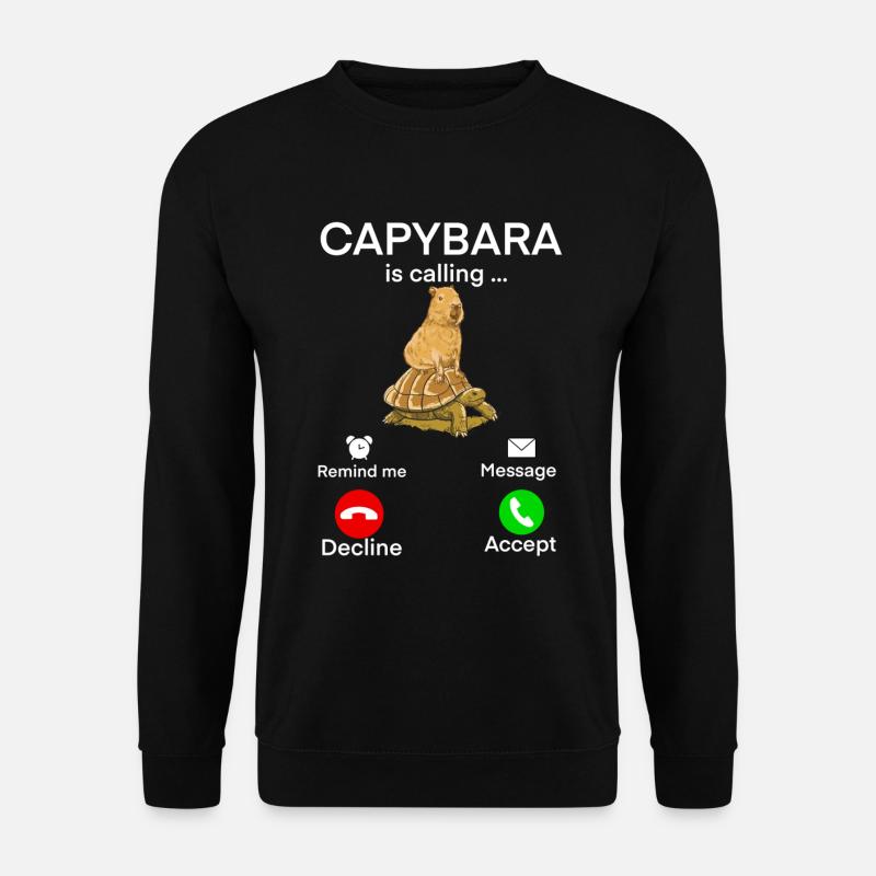 Capybara - Unisex Sweatshirt - black