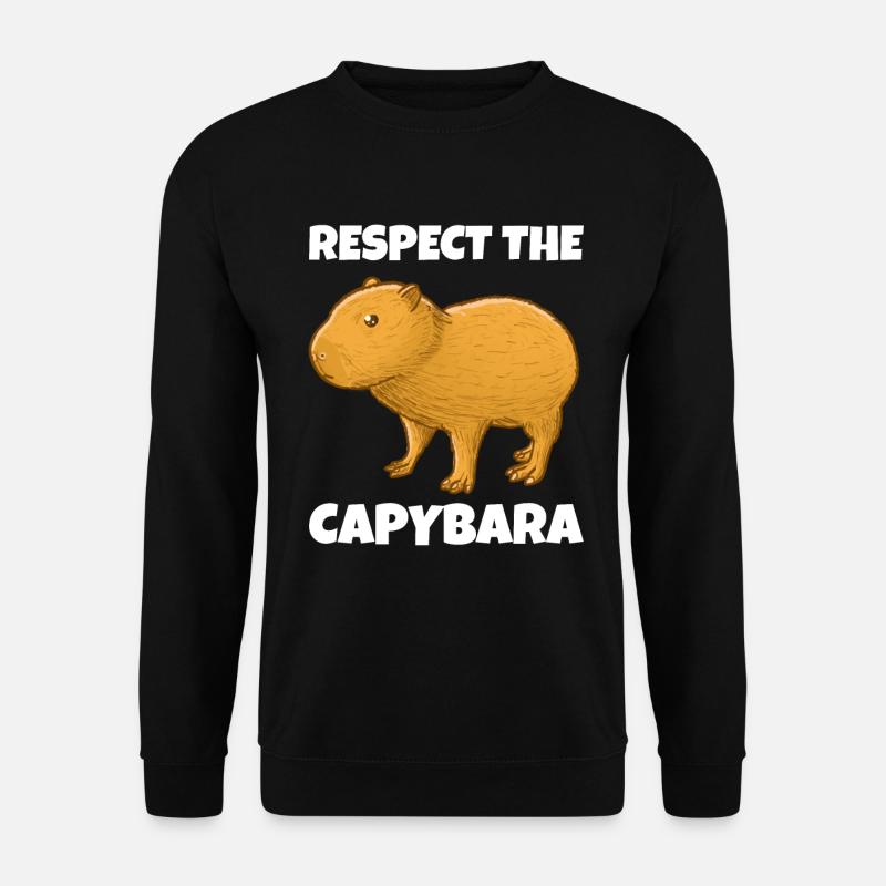 Capybara Meme - Unisex Sweatshirt - black