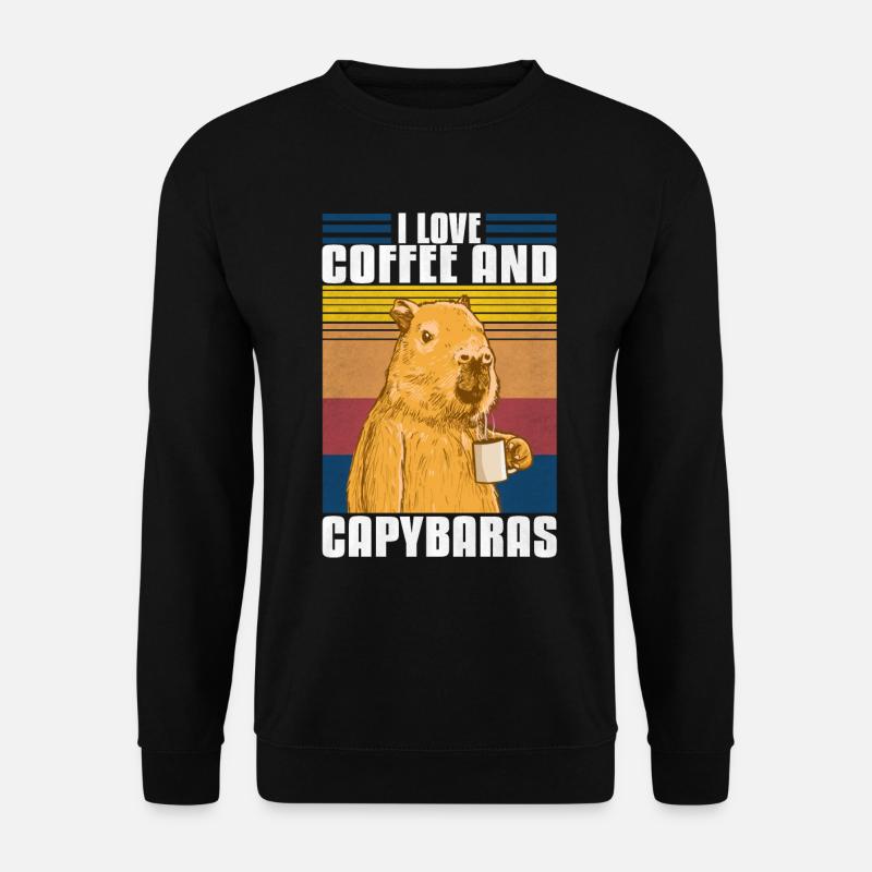 Capybara Meme - Unisex Sweatshirt - black