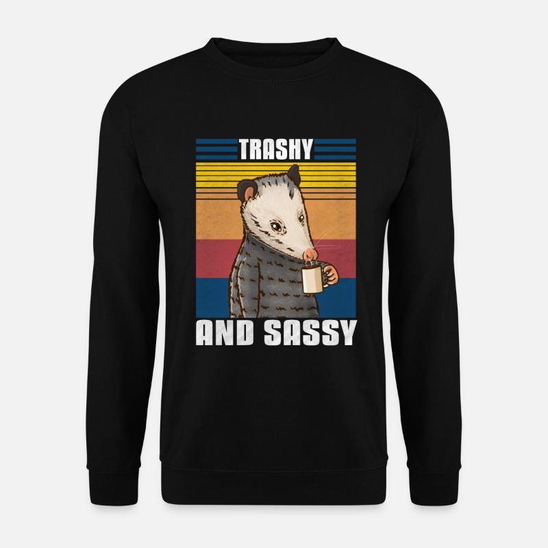 Opossum Coffee - Unisex Sweatshirt - black