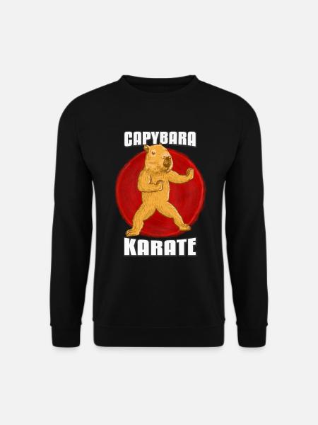 Capybara Karate Fighters - Unisex Sweatshirt - black