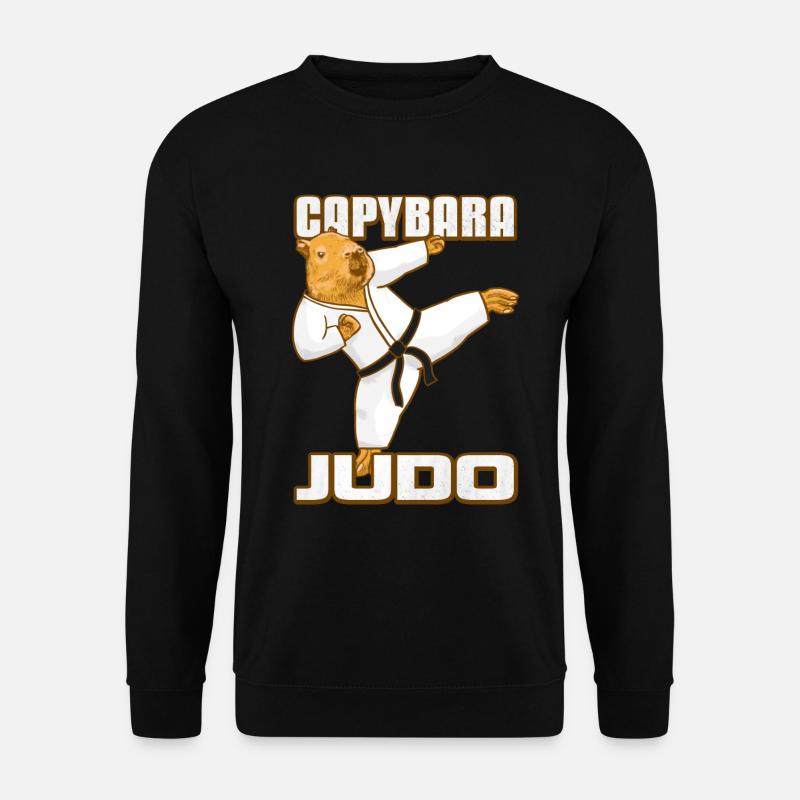 Capybara Judo GI - Sweat-shirt Unisexe - noir
