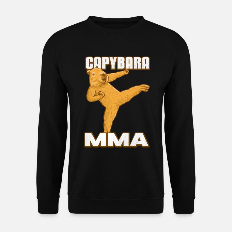 Capybara MMA - Unisex Pullover - Schwarz