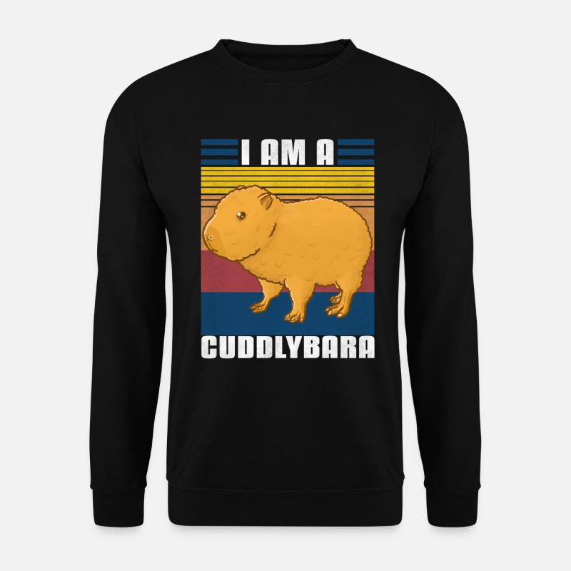 Cuddlybara Capybara - Unisex Sweatshirt - black