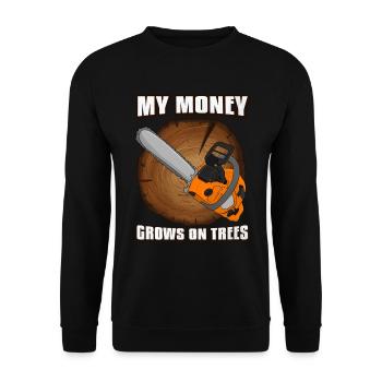 Tronçonneuse Lumberjack pour hommes - Sweat-shirt Unisexe - noir - Devant - Alina (178cm) & Michal (187cm)