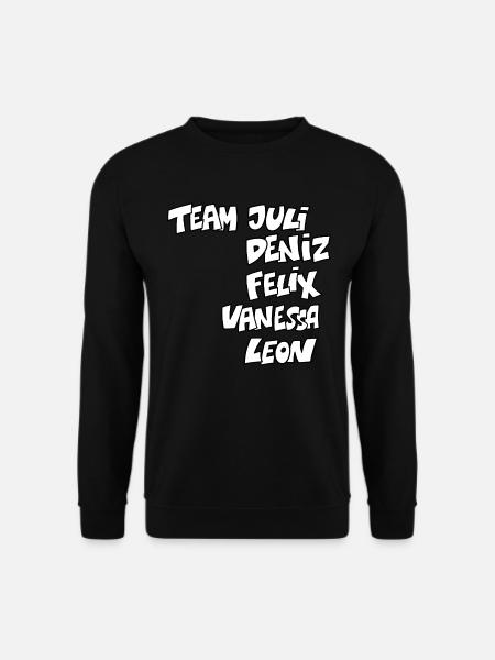 Die Wilden Kerle Team Namen Weiß - Unisex Pullover - Schwarz