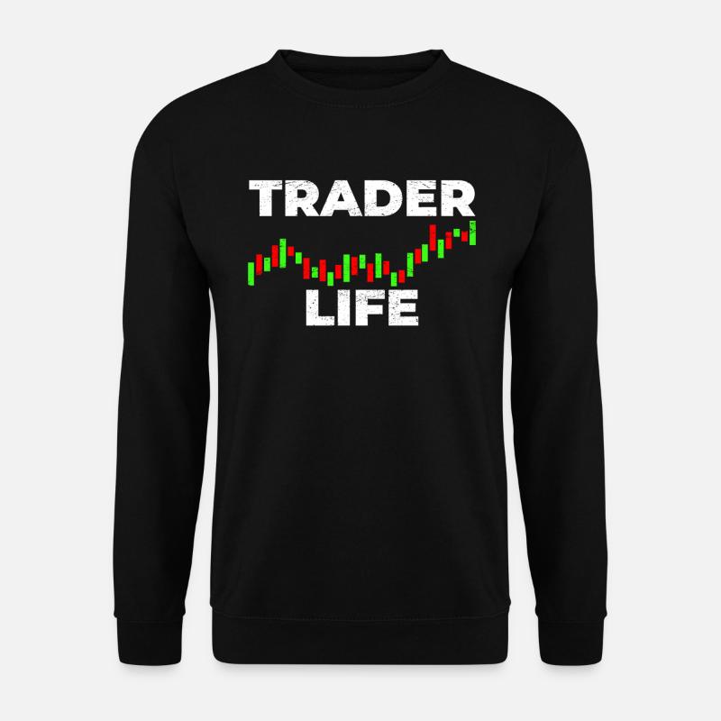 Day Trading Börse Trader - Unisex Pullover - Schwarz