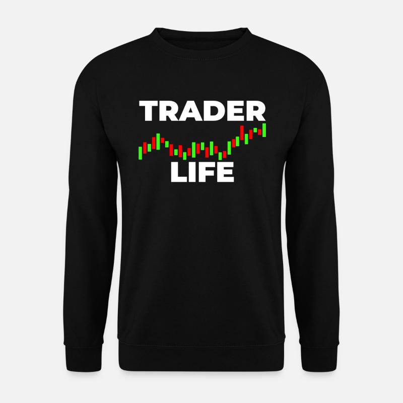 Day Trading Trader Exchange - Unisex Sweatshirt - black