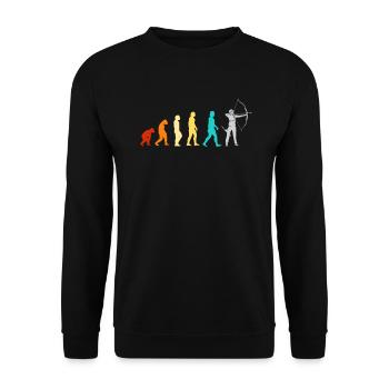 Archer Archer Archery Archery Archery Archery Archery Archery - Unisex Sweatshirt - black - Front - Alina (178cm) & Michal (187cm)