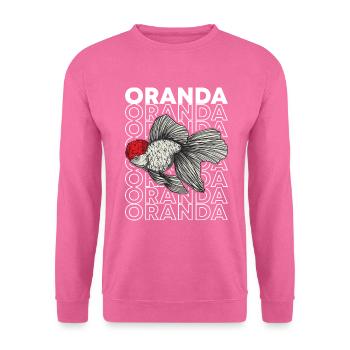 Oranda Goldfish 80's Style Fancy Goldfish Propriétaire - Sweat-shirt Unisexe - rose - Devant