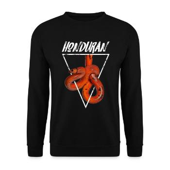 Gardien de reptiles serpent de lait hondurien - Sweat-shirt Unisexe - noir - Devant - Alina (178cm) & Michal (187cm)