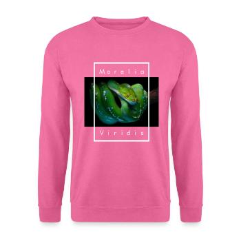 Morelia Viridis Grüner Baum Python Schlangenhalter - Unisex Pullover - Pink - Vorne
