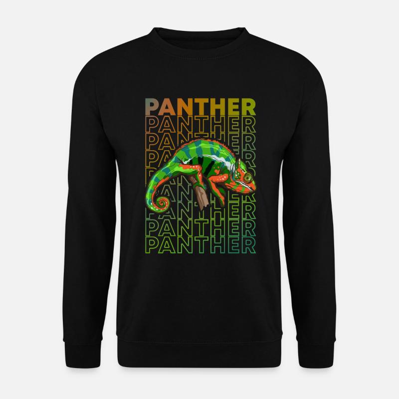 Panther Chameleon Reptile Keeper - Unisex Sweatshirt - black