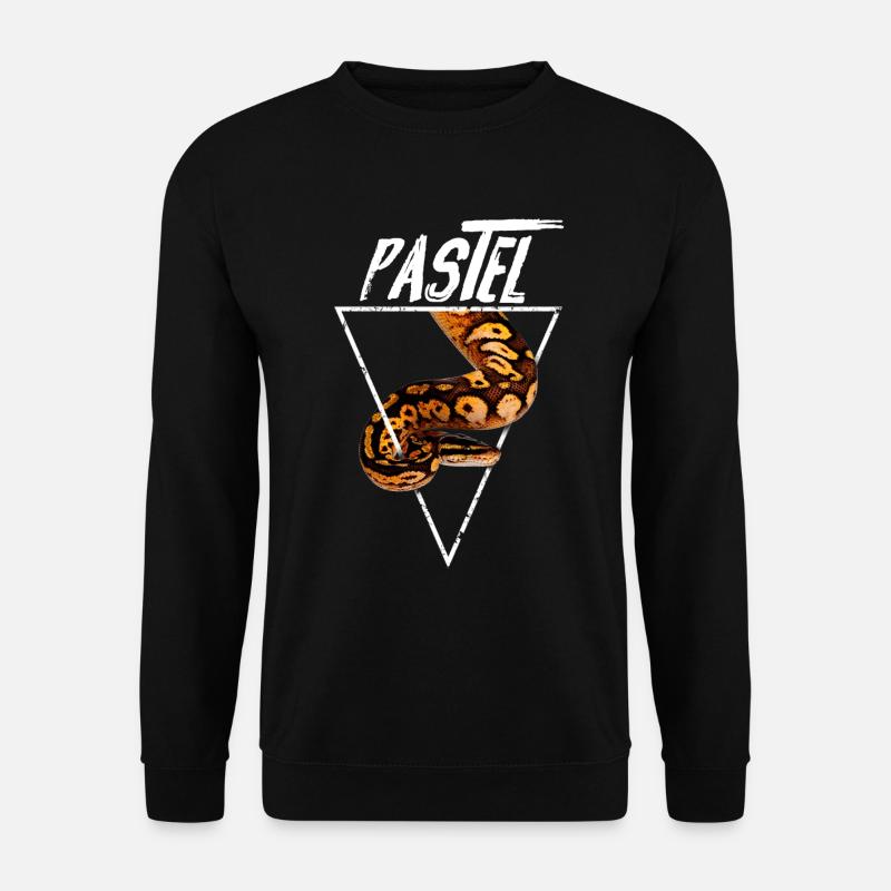 Pastel Ball Python Besitzer - Unisex Pullover - Schwarz