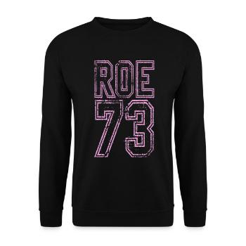 Women A Choice & Defend Roe v Wade 1973 - Unisex Sweatshirt - black - Front - Alina (178cm) & Michal (187cm)