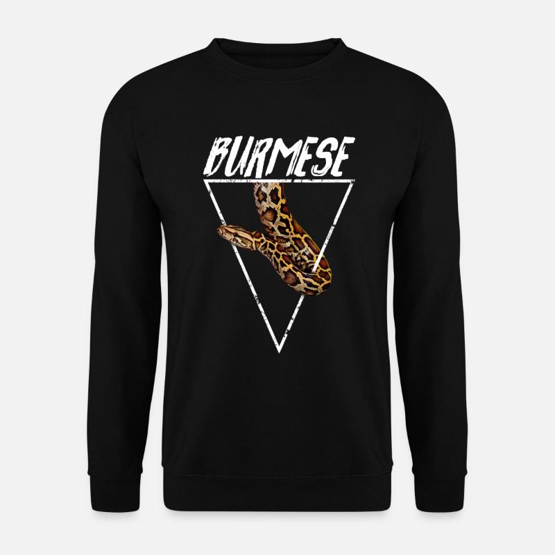 Propriétaire Python Birman Géométrique - Sweat-shirt Unisexe - noir