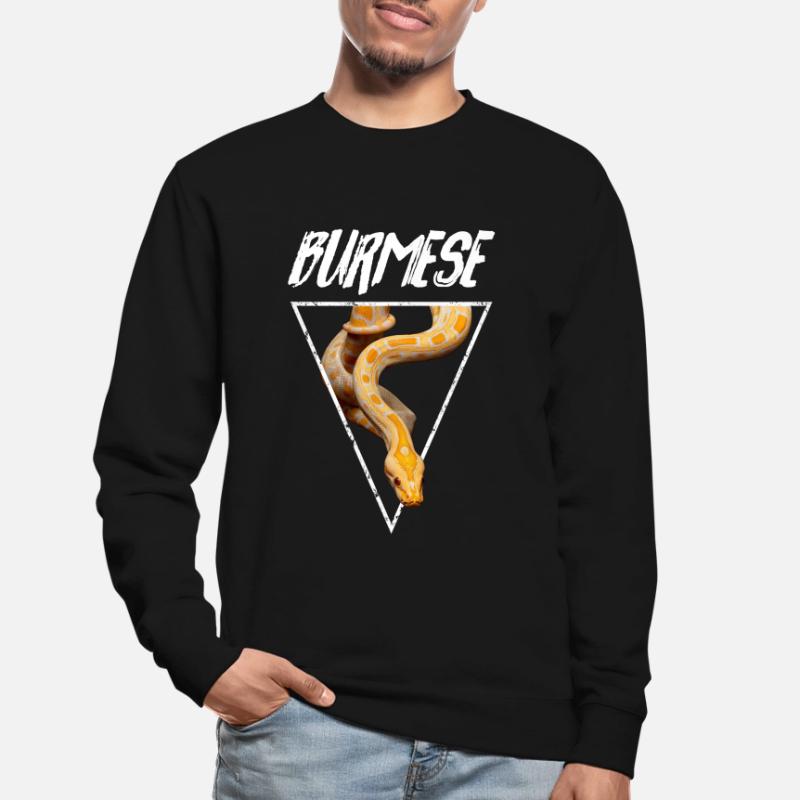 Burmese Python Snake Owner Unisex Sweatshirt