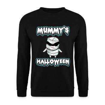 Costume de maman d’Halloween - Sweat-shirt Unisexe - noir - Devant - Alina (178cm) & Michal (187cm)