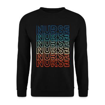Krankenschwester Leben Registrierte Krankenschwester Zahnärztlicher Tag der Krankenschwester - Unisex Pullover - Schwarz - Vorne - Alina (178cm) & Michal (187cm)
