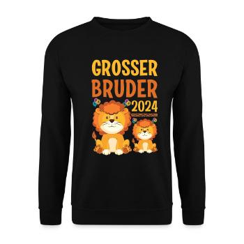 Kinder Junge Mädchen Kindergarten Ninja - Unisex Pullover - Schwarz - Vorne - Alina (178cm) & Michal (187cm)