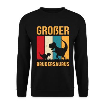 Kinder Junge Mädchen Kindergarten Ninja - Unisex Pullover - Schwarz - Vorne - Alina (178cm) & Michal (187cm)