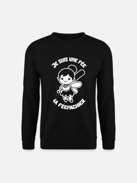Ich bin eine Fee Die Fee Pachier Fee - Girly Humor - Unisex Pullover - Schwarz